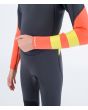 Traje de neopreno infantil con cremallera en el pecho Hurley Kid Advant 4/3mm gris y amarillo manga