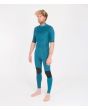 Traje de surf con cremallera en el pecho y manga corta Hurley Advantage 2/2mm negro Fullsuit para hombre interior izquierda