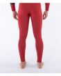 Hombre con traje de Neopreno con cremallera en el pecho Hurley Air 4/3mm Rojo piernas