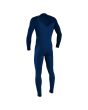 Traje de surf con cremallera en el pecho O'Neill Hyperfreak 3/2mm Plus azul marino para hombre posterior