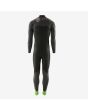 Traje de surf con cremallera en el pecho Patagonia Men's  R2 Yulex Front Zip Full Suit negro para hombre interior posterior