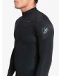Hombre con traje de surf con cremallera en la espalda Quiksilver Everyday Sessions 4/3mm negro hombro