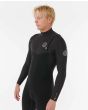 Hombre con Traje de Surf sin cremallera Rip Curl Flashbomb Pro 4/3mm Negro mangas