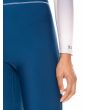 Mujer con traje de surf con cremallera en el espalda Roxy Rise 3/2mm azul manga