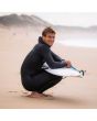 Jack Robinson con Traje de surf con capucha y cremallera en el pecho Volcom Modulator 4/3mm negro lateral