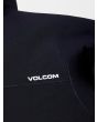 Traje de Neopreno con capucha y cremallera en el pecho Volcom Modulator 5/4/3mm negro para hombre logo espalda