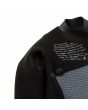 Traje de neopreno con cremallera en el pecho Volcom Modulator 4/3mm Fullsuit Negro para mujer interior mensaje 