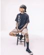 Travis Barker con Pantalón Corto Hurley Silverlake Chino 22'' Khaki