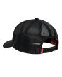 Gorra de malla Florence Marine X Trucker Hat negra para hombre posterior