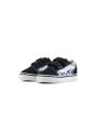 Zapatillas Vans Old Skool azules con estampado Off The Wall para bebé frontal