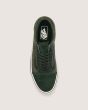 Zapatillas de ante Vans Old Skool Pig Suede Verde-Multicolor para hombre superior