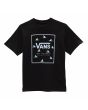 Camiseta de manga corta Vans Print Box Shark Fin negra para chico 8-14 años