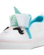 Zapatillas para bebé 1 a 4 años Vans Unicorn Slip-On Blancas velcro