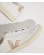 Zapatillas de cuero Veja Esplar Leather White Platine lateral