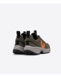 Zapatillas Ecológicas Veja Venturi Ripstop Kaki Neon-Orange Unisex posterior