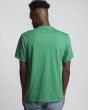 Camiseta de manga corta para hombre Element Brand Vertical SS verde Posterior