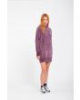 Mujer con Vestido de manga larga Volcom Bubble Tea Violeta Vintage corte recto