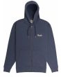 Sudadera con capucha y cremallera Vissla Coastal Azul Marino para hombre frontal