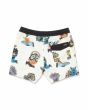 Boardshort de cintura elástica Volcom FA Bob Mollema Trunk 16'' Light Beige para hombre posterior