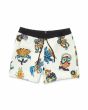Boardshort de cintura elástica Volcom FA Bob Mollema Trunk 16'' Light Beige para hombre
