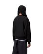 Mujer con Sudadera Carhartt WIP American Script Negra posterior