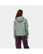 Mujer con chaqueta de invierno con capucha Carhartt WIP Nimbus Pullover verde posterior