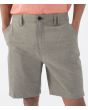 Hombre con Pantalón corto Hurley Phantom Heather Walkshort 20'' Oliva