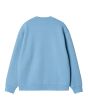 Sudadera Carhartt WIP W' Carhartt Sweatshirt Azul Bluebird-Fleur De Sel para mujer posterior