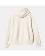 Sudadera con capucha Carhartt WIP W' HD American Script Sweat Natural para mujer posterior 