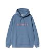 Sudadera con capucha Hooded Carhartt Sweatshirt Sorrent-Glassy Pink para mujer