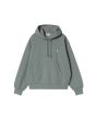 Sudadera Carhartt WIP W' Hooded Casey Sweatshirt Green Velvet-Silver para mujer