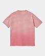 Camiseta orgánica de manga corta Carhartt WIP Sol rosa para mujer posterior