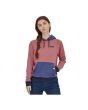Mujer con Sudadera de capucha Patagonia W's P-6 Label Organic Rosa