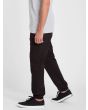 Pantalón deportivo Volcom Yogur Jogger negro para hombre izquierda