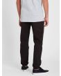 Pantalón deportivo Volcom Yogur Jogger negro para hombre posterior