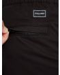 Pantalón deportivo Volcom Yogur Jogger negro para hombre cremallera bolsillo trasero