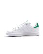 Zapatillas Adidas Stan Smith C blancas y verdes para niño izquierda