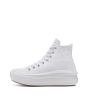 Zapatillas de plataforma Converse Chuck Taylor All Star Move High Top Blancas izquierda