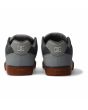 Zapatillas de cuero DC Shoes Pure Gris Carbón y Goma para hombre posterior