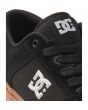 Zapatillas de cuero DC Shoes Teknic color Negro-Goma para hombre logos