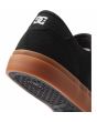 Zapatillas de cuero DC Shoes Teknic color Negro-Goma para hombre talón