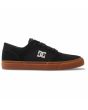 Zapatillas de cuero DC Shoes Teknic color Negro-Goma para hombre