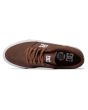 Zapatillas de cuero DC Shoes Teknic Marrón Chocolate para hombre superior