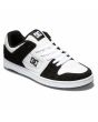 Zapatillas Skate de cuero DC Shoes Manteca 4 Blancas y Negras para hombre frontal
