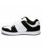 Zapatillas Skate de cuero DC Shoes Manteca 4 Blancas y Negras para hombre izquierda