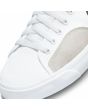 Zapatillas de Skateboard Nike SB Blazer Court Mid Premium blancas para hombre puntera 