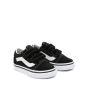 Zapatillas Vans Old Skool V en color negro para niños de 1 a 4 años frontal 