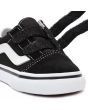 Zapatillas Vans Old Skool V en color negro para niños de 1 a 4 años velcro
