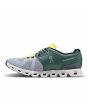 Zapatillas On Running Cloud 5 verde oliva y gris para hombre izquierda
