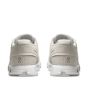 Zapatillas On Running Cloud 5 gris perla y blanco para mujer posterior